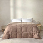 Πάπλωμα Διπλής Όψης Αιγαίον Velvet Touch 220X240 / Vision & Camel